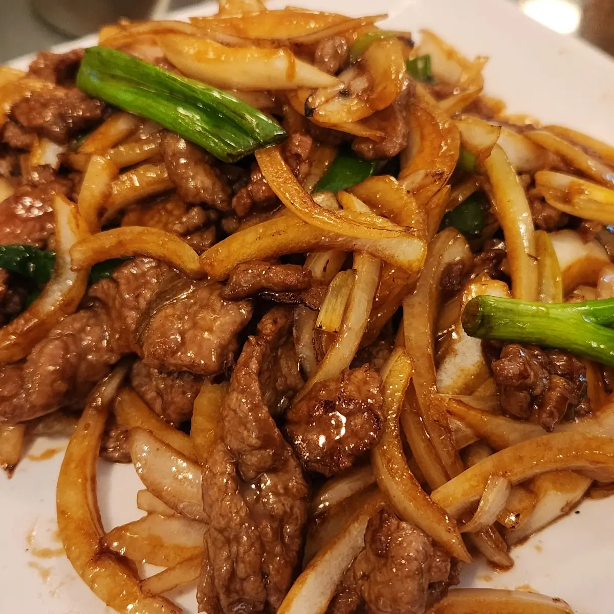 干炒牛河 beef chow fun